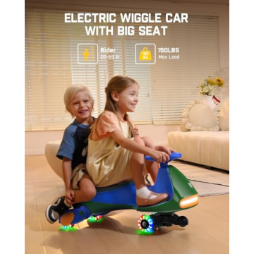 Exciting FanttikRide 12V Wiggle Car for All Kids