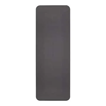 Manduka Begin Yoga Mat – Premium 5mm Thick Yoga Mat with Alignment Stripe, Beginner Fitness Exercise Mat, Suitable for Yoga and Pilates, Support and Stability | Reversible, 68 Inches, Steel Grey Color