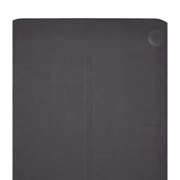 Manduka Begin Yoga Mat – Premium 5mm Thick Yoga Mat with Alignment Stripe, Beginner Fitness Exercise Mat, Suitable for Yoga and Pilates, Support and Stability | Reversible, 68 Inches, Steel Grey Color