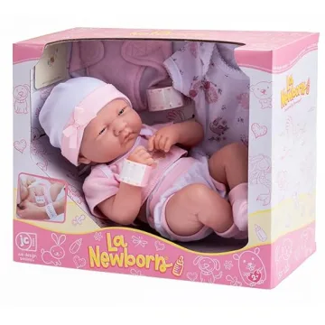 8 Piece Layette Baby Doll Gift Set for Kids Ages 2+