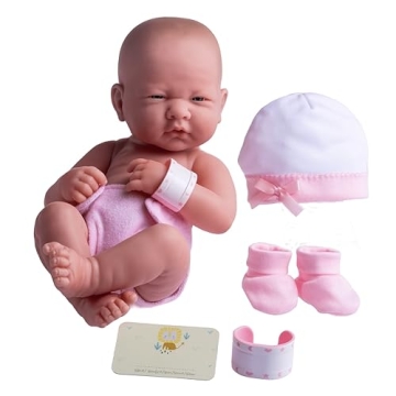 8 Piece Layette Baby Doll Gift Set for Kids Ages 2+