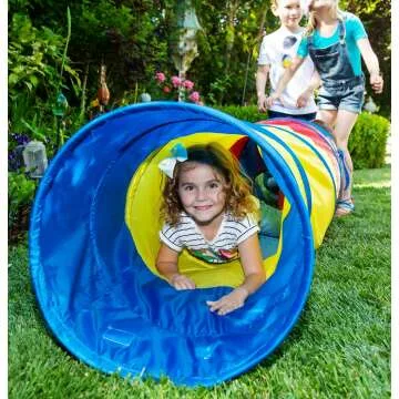 Colorful 6' Kids Crawl Tunnel - Pacific Play Tents