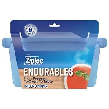 Ziploc Endurables Silicone Food Container: Microwave Safe & Eco-Friendly