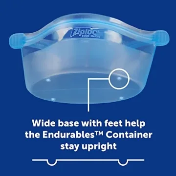 Ziploc Endurables Silicone Food Container Microwave Safe Eco-Friendly
