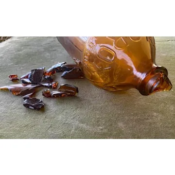 Bottled Up Designs Handmade Vintage Lace Leverback Earrings, Sterling Silver, Eco Friendly, Made in USA, Birthday Gifts, Mothers Day, Women, Anniversary (Brown Bleach Jug)