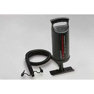 Intex 68351EP Seahawk 4 Inflatable Boat Set: Includes Deluxe 54in Boat Oars and High-Output Pump – SuperStrong PVC – Fishing Rod Holders – 4-Person – 1050lb Weight Capacity