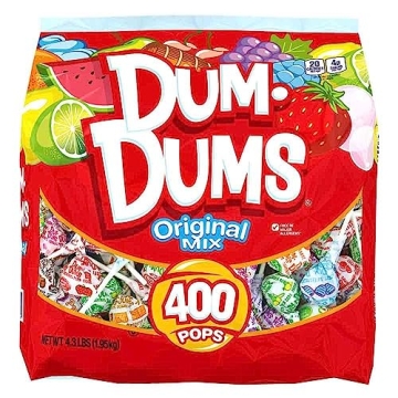 Dum Dums Original Mix 400 ct. Bag - Perfect for Any Occasion!