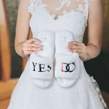 AW BRIDAL Bride Slippers for Weddings and Engagements