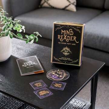 MIND READER – Can You Read Your Friends' Minds? The Fun Mind Reading Psychic Mind Meld Medium Family Party Game for Kids, Teens, Adults, Friends & Families - Perfect for Halloween or Board Games Night