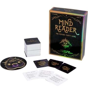MIND READER – Can You Read Your Friends' Minds? The Fun Mind Reading Psychic Mind Meld Medium Family Party Game for Kids, Teens, Adults, Friends & Families - Perfect for Halloween or Board Games Night