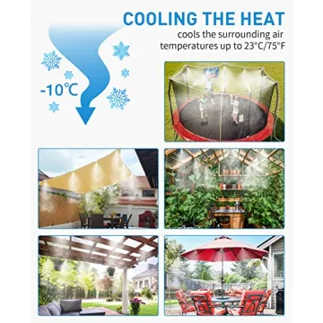 homenote Misting Cooling System for Outdoor Comfort