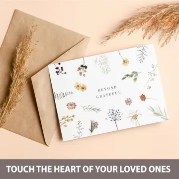 AUDREE Beyond Grateful Floral Thank You Cards - 20 Pack