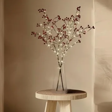 Fudios Lighted Pine Branches 80 LED Fairy Lights