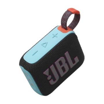 JBL Go 4 - Ultra-Portable Waterproof Bluetooth Speaker, Pro Sound & 7-Hour Battery