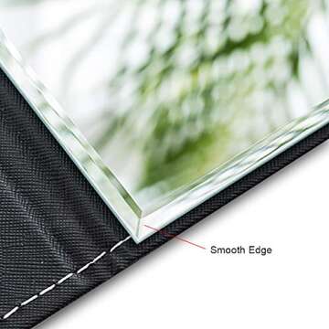 NAYSAYE 10x7 Inches Portable Folding Makeup Mirror Table Vanity Desk Travel Mirror with Stand Tabletop Desktop Mirror