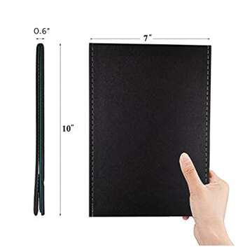 NAYSAYE 10x7 Inches Portable Folding Makeup Mirror Table Vanity Desk Travel Mirror with Stand Tabletop Desktop Mirror