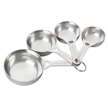 Durable Le Creuset Stainless Steel Measuring Cups Set