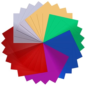 WOWOSS 112 Sheets Metallic Foil Origami Paper Set, Shiny Mirror Folding Paper Sheets for Art and Cra...