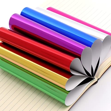 WOWOSS Metallic Foil Origami Paper Set 112 Sheets 7 Colors