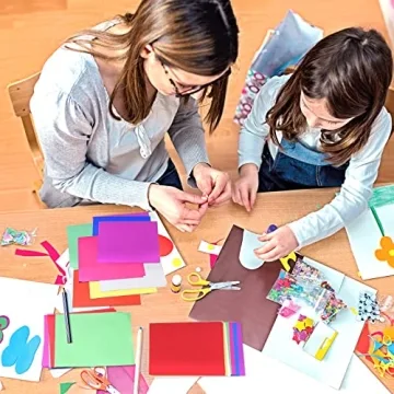 WOWOSS Metallic Foil Origami Paper Set 112 Sheets 7 Colors