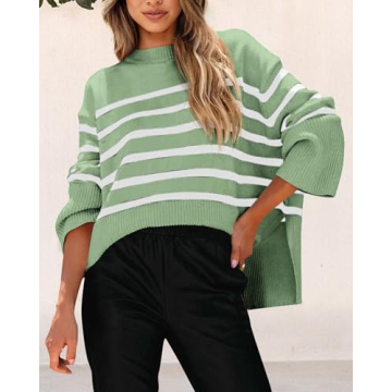 PRETTYGARDEN Oversized Women's Fall Sweater - Cozy Knitwear