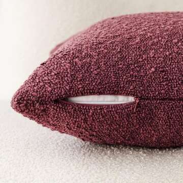 Foindtower Boucle Pillow Covers - Cozy & Textured