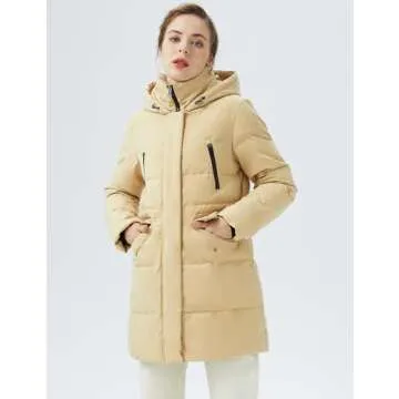 Orolay Women's Puffer Winter Coat for Cold Weather