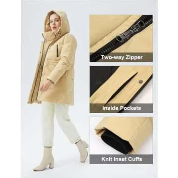 Orolay Women's Puffer Winter Coat for Cold Weather