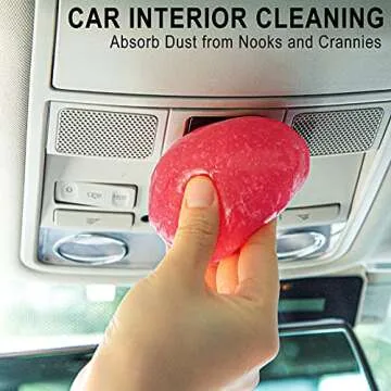 TICARVE 2Pack Cleaning Gel Car Putty Car Clean Putty Gel Auto Tools Car Interior Cleaner Car Cleaner...