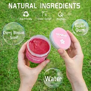 TICARVE 2Pack Cleaning Gel Car Putty Car Clean Putty Gel Auto Tools Car Interior Cleaner Car Cleaner Car Cleaning Slime Car Assecories Keyboard Cleaner Rose (320g/11.2oz)