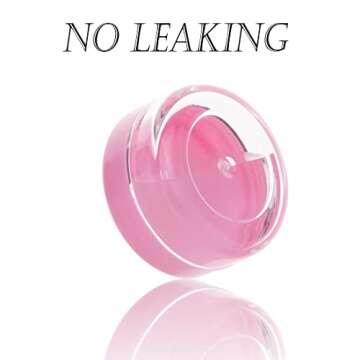 ZEJIA 5 Gram Sample Containers with Lids - Perfect Makeup Storage, 50 Count