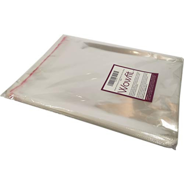 Wowfit 200 Count Clear Cello Bags for Versatile Packaging Solutions