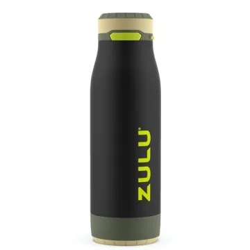 Zulu Ace 18oz Vacuum Insulated Stainless Steel Water Bottle with Chug Spout, Leak-Proof Locking Lid ...