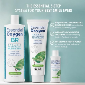 Essential Oxygen Pristine Protocol Organic Oral Care Kit 3 Count