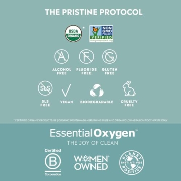 Essential Oxygen Pristine Protocol Organic Oral Care Kit 3 Count