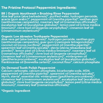 Essential Oxygen Pristine Protocol Organic Oral Care Kit 3 Count