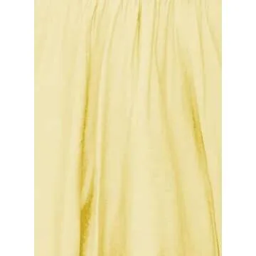 Dokotoo Yellow Off Shoulder Dress for Women 2025