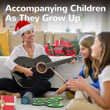 Paxcess Electric Drum Set - 7-Pad Practice Kit