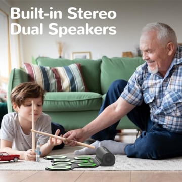 Paxcess Electric Drum Set - 7-Pad Practice Kit