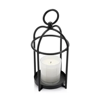 Craftsman Road Candle Lantern Décor Set of 2 Rustic Lanterns