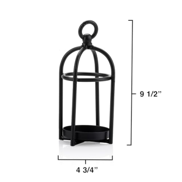 Craftsman Road Candle Lantern Décor Set of 2 Rustic Lanterns