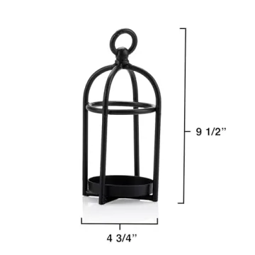 Craftsman Road Candle Lantern Décor Set of 2 Rustic Lanterns