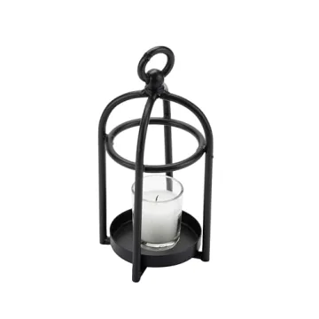 Craftsman Road Candle Lantern Décor Set of 2 Rustic Lanterns