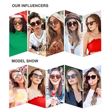 SOJOS Classic Square Polarized Sunglasses for Trendy Style