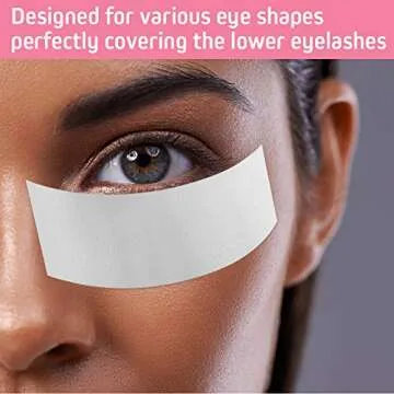 Foam Eye Pads for Eyelash Extensions - Akissos 125 PCS Pre Cut Medical Foam Tape Under Eye Pads Lash Extension Supplies Beauty Tools Lint Free Hypoallergenic No Latex Waterproof