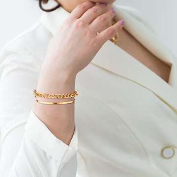 4 Rolls 39.4 Feet in Total Aluminium Curb Chains Twisted Links Curb Chain Spool Jewelry Making Chains for Bracelet Necklace Jewelry Making (Rose, Black, Silver, Gold)