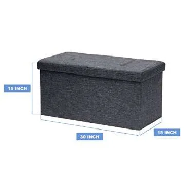 Stylish Storage Ottoman - Otto & Ben 30" with Lift Top