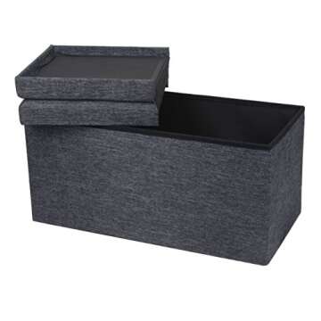 Stylish Storage Ottoman - Otto & Ben 30" with Lift Top