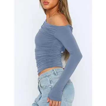 Y2K Trendy Soft Stretchy Crop Top Women Fashion 2023