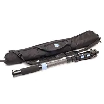 Sirui 6952060001753 P-424SR Carbon Fiber Photo/Video Monopod, Extends to 75", Supports 26.5 lb, Gray